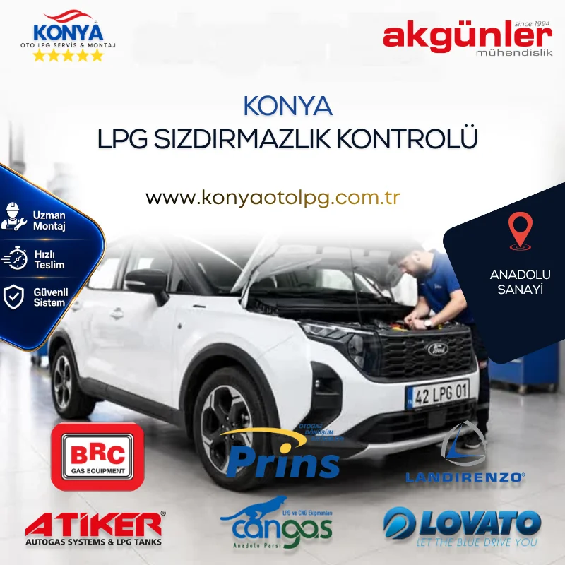 Konya LPG Sızdırmazlık Kontrolü