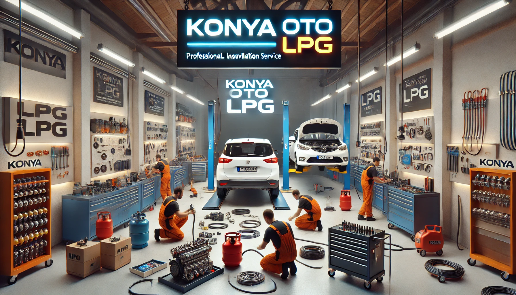 Konya Selçuklu Anadolu Sanayi LPG Dönüşüm – BRC, Atiker, Landi Renzo, Lovato Montaj ve Servis